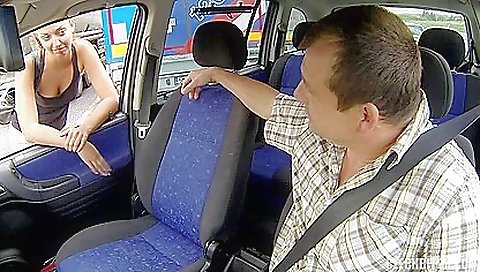 Sexy young girl with a big cock