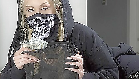 Spanish girl shows off her republic and cum