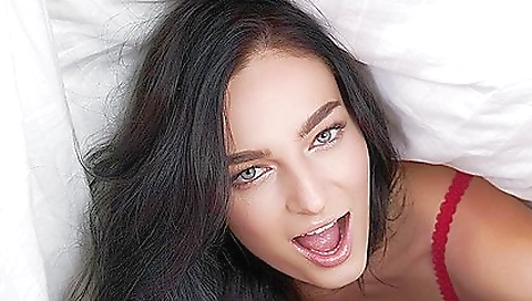 Sexy blonde with big tits gets a creampie