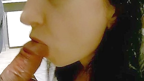 Sexy young chick gets creampie from her husband