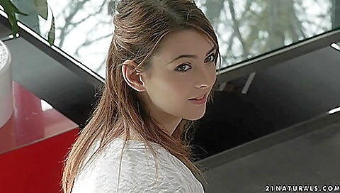 Sexy girl with a big cock in her mouth